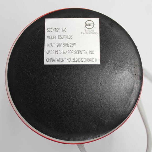 Red & White Scentsy Electric Corded Wax Warmer - Picture 10 of 14